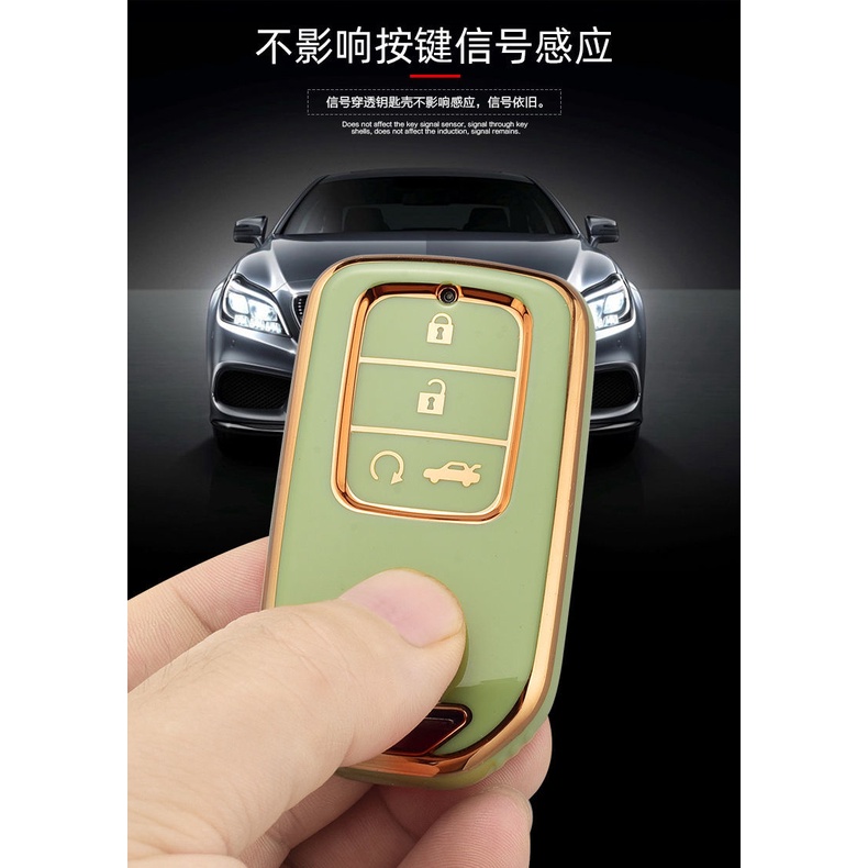 Vỏ Bọc Chìa Khóa Thông Minh Cho Honda Civic CRV BRV City Accord 2014 to 2020