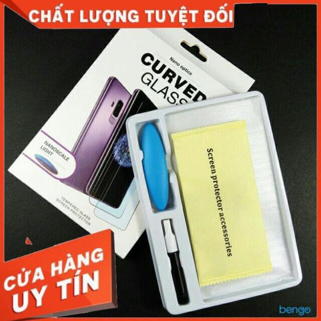 kính full màn hình trong suốt UV cho Samsung Galaxy S6 Edge Plus