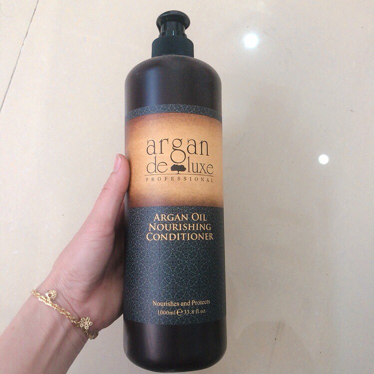 Dầu xả Argan deluxe cho tóc khô hư tổn 1000ml CANADA