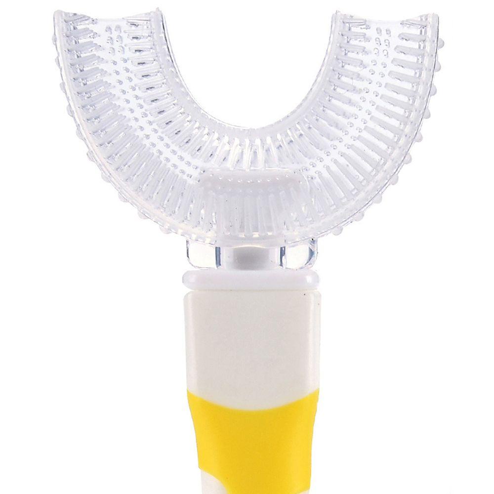 NIUYOU Bàn Chải Đánh Răng Bằng Silicone Mềm Mại Hình Chữ U Tiện Dụng