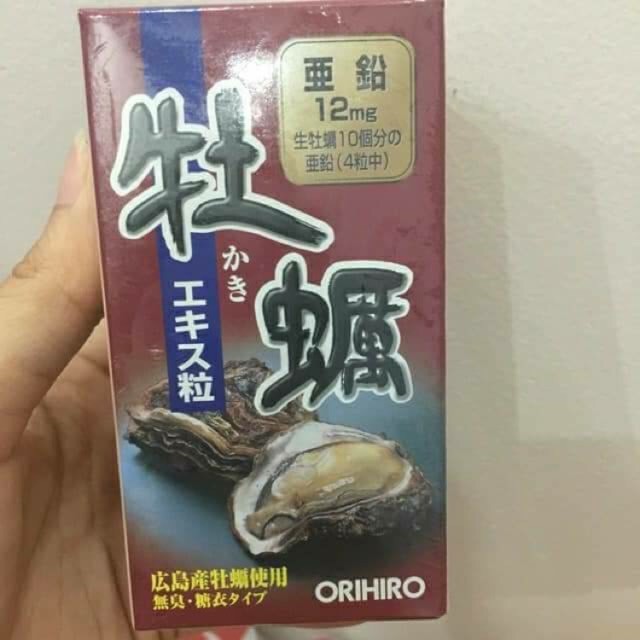 Hộp đựng_Tinh Chất Hàu Tươi Orihiro Oyster Extract Nhật Bản