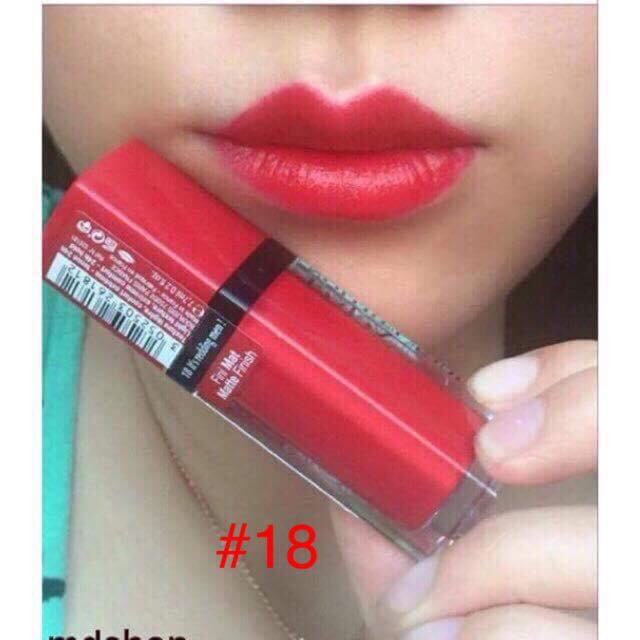 SON KEM LỲ BOURJOIS VELVET PHÁP CHÍNH HÃNG💄MÀU HOT 3-4-18-19-20 