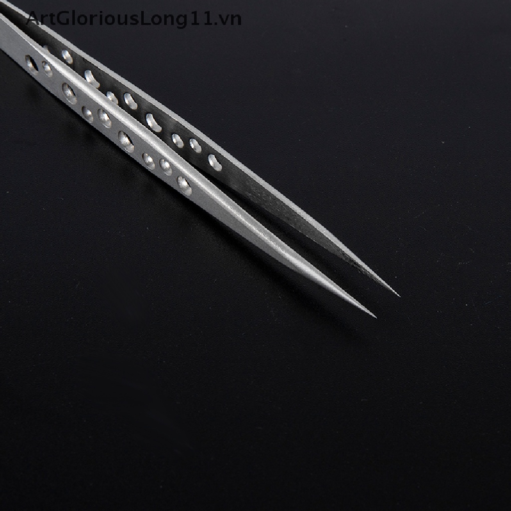 ESD Industrial Tweezers Anti-static Anti-Magnetic Stainless Steel Tweezers .