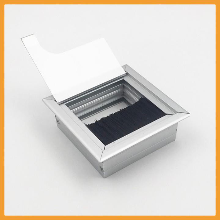 Nắp Luồn Dây Điện Vuông - Nắp Chụp Dây Điện Mặt Bàn - 1 Cái
