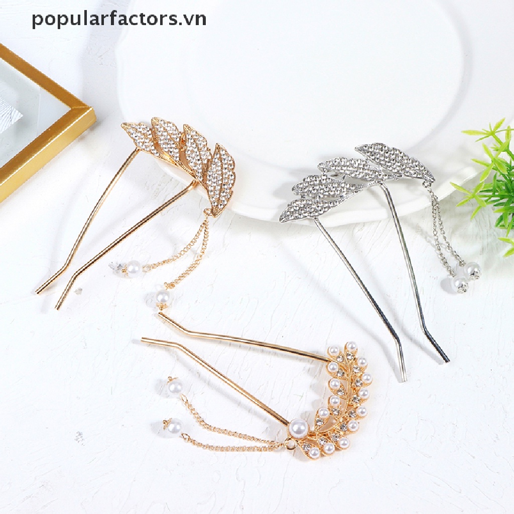 Kẹp Tóc Chữ U Đính Ngọc Trai Thời Trang Cho Nữ