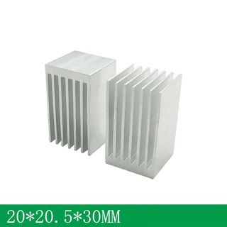 9856 > [Tản nhiệt] Khối tản nhiệt khối nhôm tản nhiệt 20 * 20,5 * 35MM (2 chiếc)