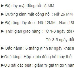 ĐỒNG HỒ NỮ JS 8207 THỜI TRANG CAO CẤP GIÁ HỌC SINH SINH VIÊN