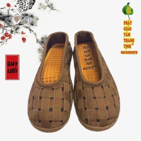 Giày lưới vải cho sư thầy , cư sĩ , phật tử . ' ' . II ^