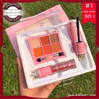 Set 3 món my lady] phấn mắt-má-môi tiện lợi odbo