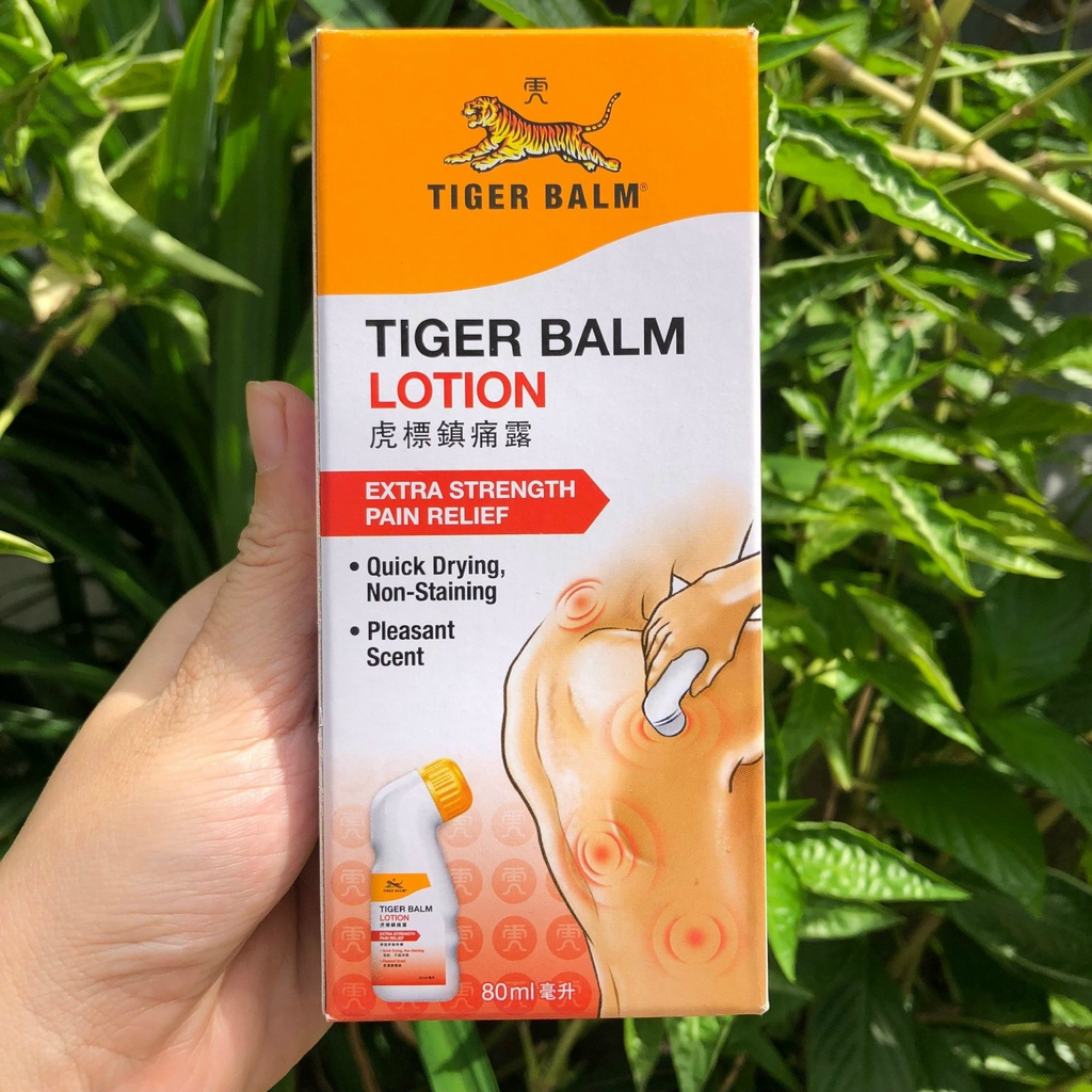 Dầu xoa bóp Tiger Balm Lotion Singapore 80ml (Có video mua hàng)