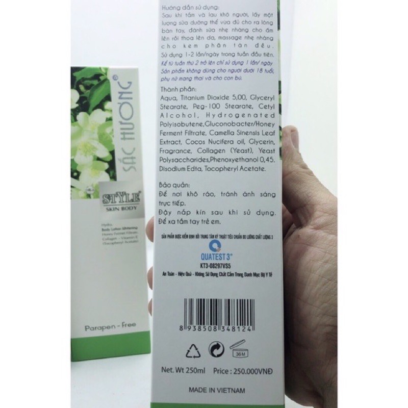 Kem dưỡng trắng da toàn thân sắc hương | BigBuy360 - bigbuy360.vn