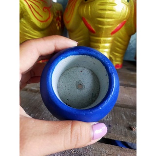 Chậu xi măng tròn bầu mini (xin đọc kỹ mô tả)