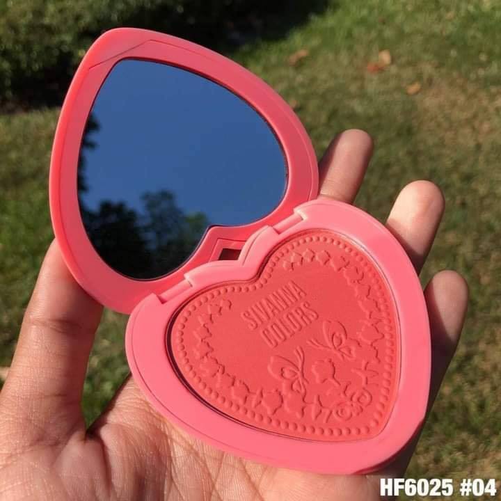 Phấn Má Hồng Lì Không Nhũ Sivanna Colors Tông Cam Hồng Đào So Chic Blush HF6025 No.04 | BigBuy360 - bigbuy360.vn