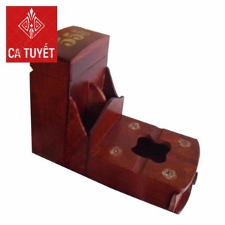 Gạt tàn kèm đựng bao thuốc gỗ hương