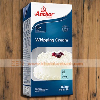 Kem tươi Whipping Cream Anchor 1L (Chỉ ship nội thành Hà Nội) Sỉ Whipping Anchor giá tốt.