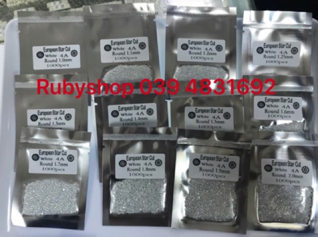 Các loại đá viên  dùng trong chế tác vàng bạc, nữ trang