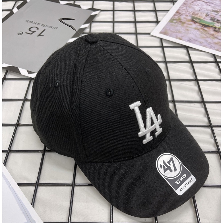 [HÀNG CHÍNH HÃNG] NÓN 47 MVP BASEBALL CAP LOGO NY LA - MŨ LƯỠI TRAI - UNISEX NAM NỮ - HÀNG CÓ SẴN