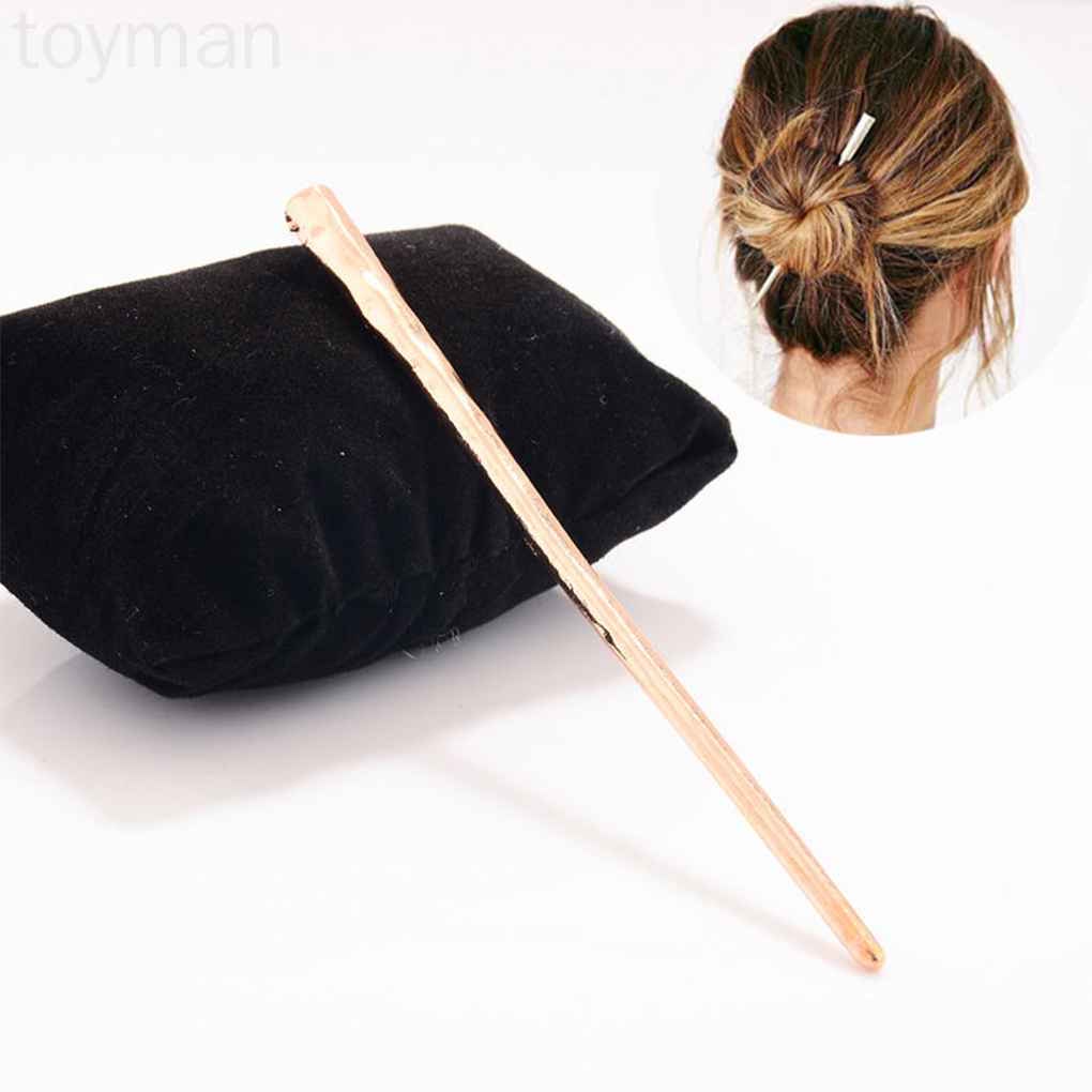 Trâm Cài Tóc Kim Loại Hình Đôi Đũa