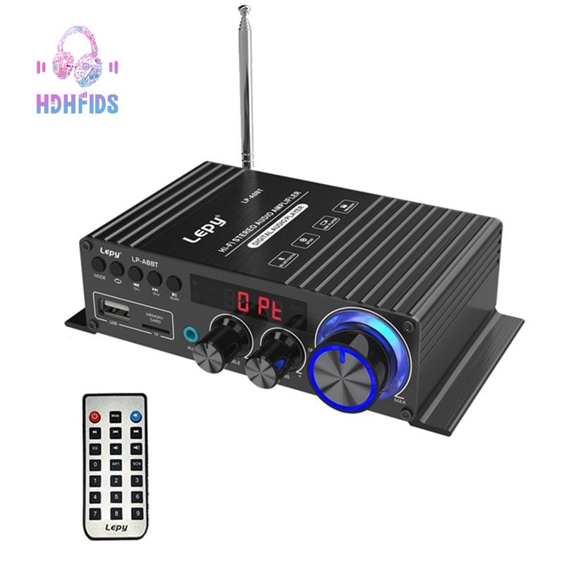 Bộ Khuếch Đại Âm Thanh Đồng Trục Lepy LP-A8BT Kết Nối Bluetooth 5.0 Kiêm Máy Nghe Nhạc SD 2X30W Công Suất Cao