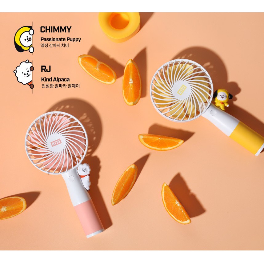 Quạt đèn Led BT21 Handy Fan ver 3 nhập khẩu chính hãng Royche