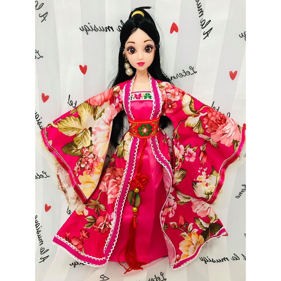 Búp bê cô tiên mắt ngọc 3D cao 30cm 1/6