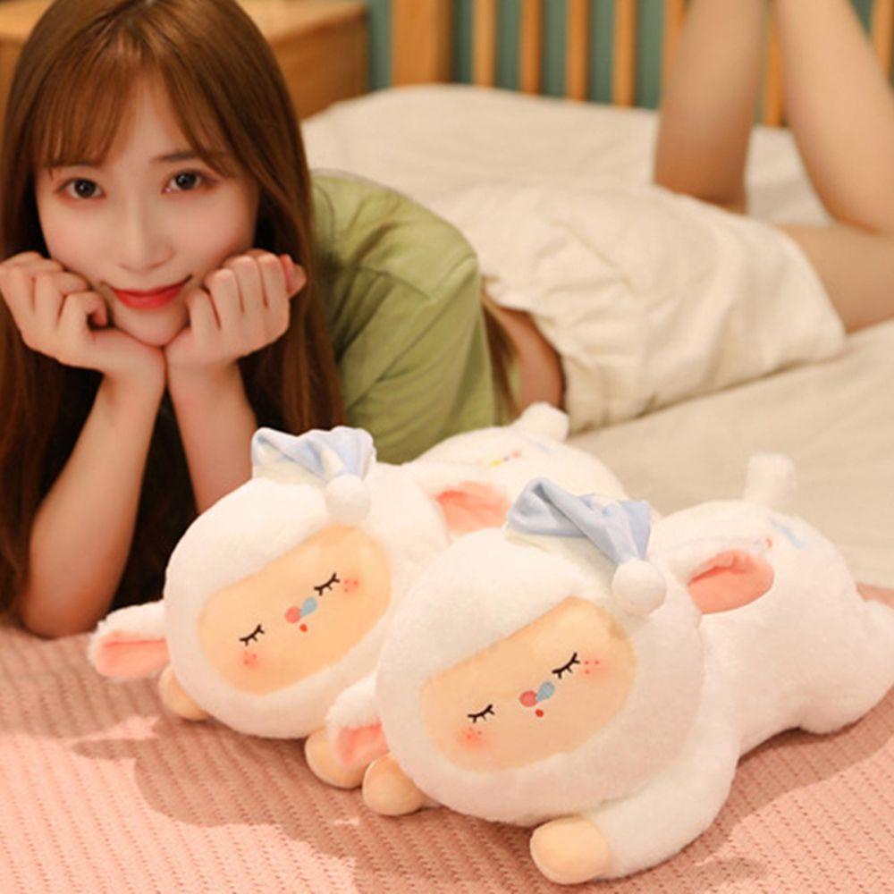 JARRED Cừu Trắng Nhồi Bông Mềm Mại Xinh Xắn