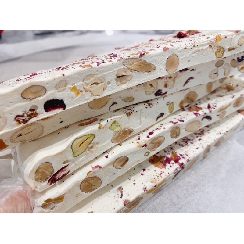 Kẹo hạt dinh dưỡng Nougat  marshmallow ít ngọt ăn kiêng N.B Food