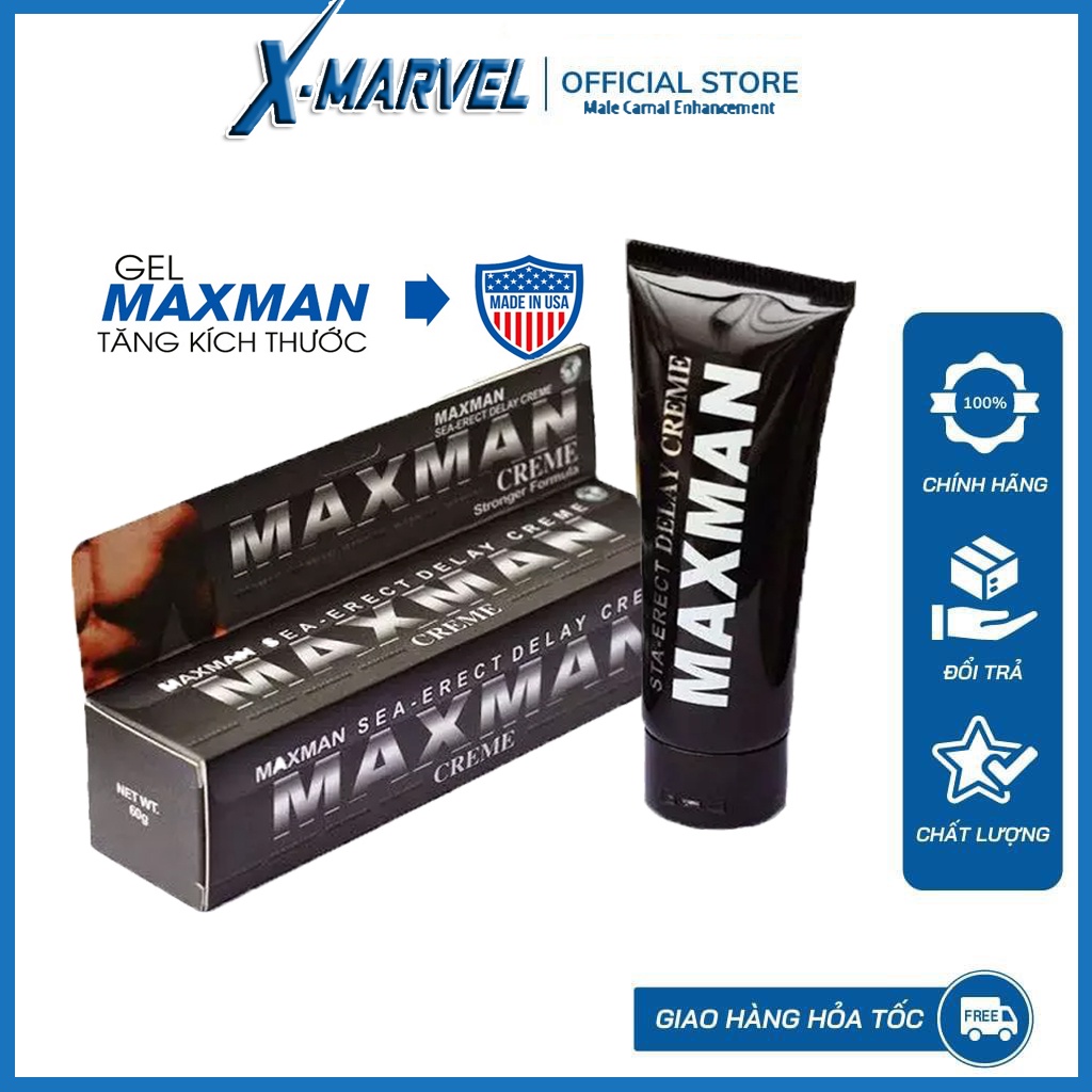 Gel MAXMAN -Tăng kích thước và kéo dài thời gian /áo mưa