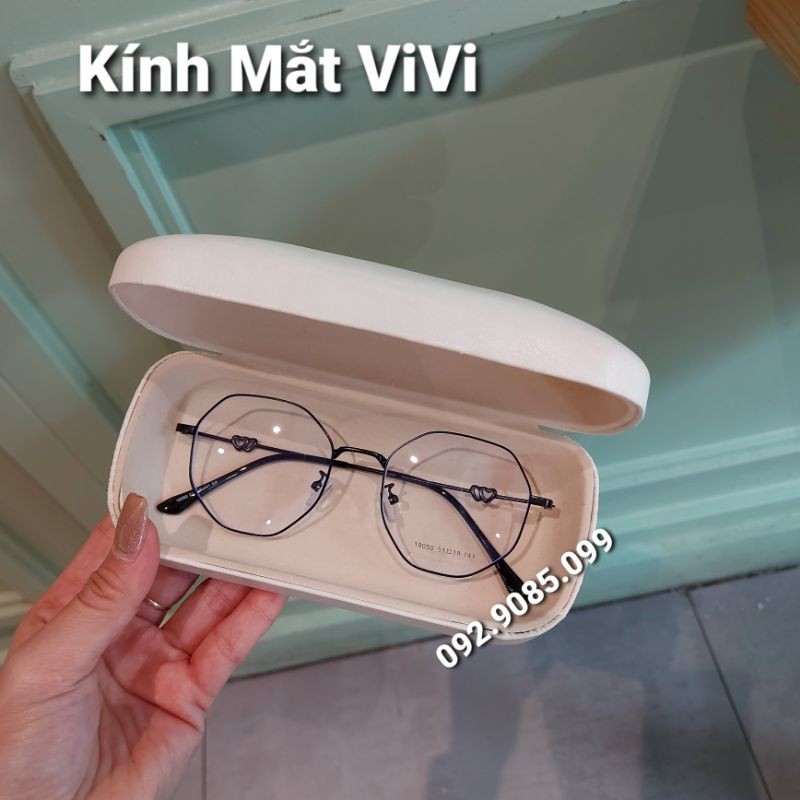 [Mã SKAMCLU7 giảm 10% cho đơn từ 0Đ] Gọng kính cận dáng vuông lục giác trái tim+ Nhận cắt - viễn - loạn | BigBuy360 - bigbuy360.vn