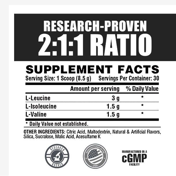 [Chính hãng] Phục Hồi Cơ, Chống Mất Cơ, Chống Nhức Mỏi Cơ, Phát Triển Cơ Bắp Nutrex BCAA 6000 (30 Lần Dùng)