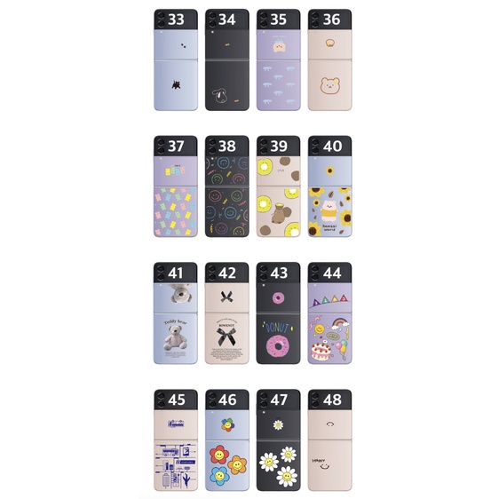 Ốp Điện Thoại Trong Suốt 3 Thiết Kế Có Vòng Đỡ Cho Samsung Galaxy Z Flip 3