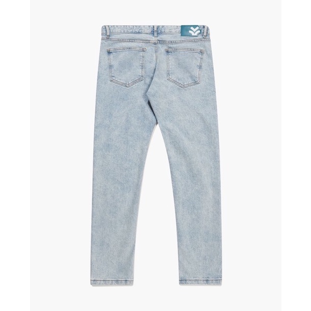 OWL BRAND® BASIC SLIM JEANS - Quần jeans dài ống suông / Xanh dirty - OWL140222
