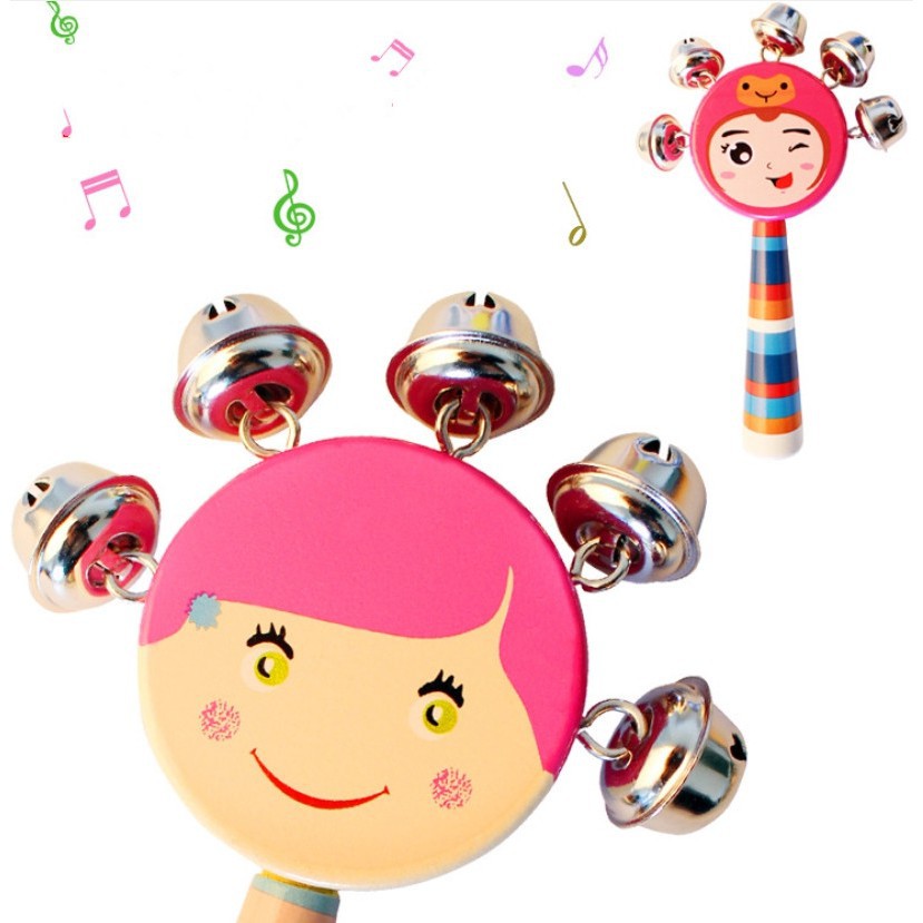 Xúc xắc mặt cười tròn có chuông phát ra tiếng kêu cho bé