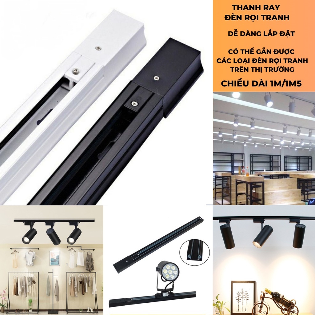 Thanh Ray 1M5, 2M Gắn Đèn Rọi GS CHÍNH HÃNG