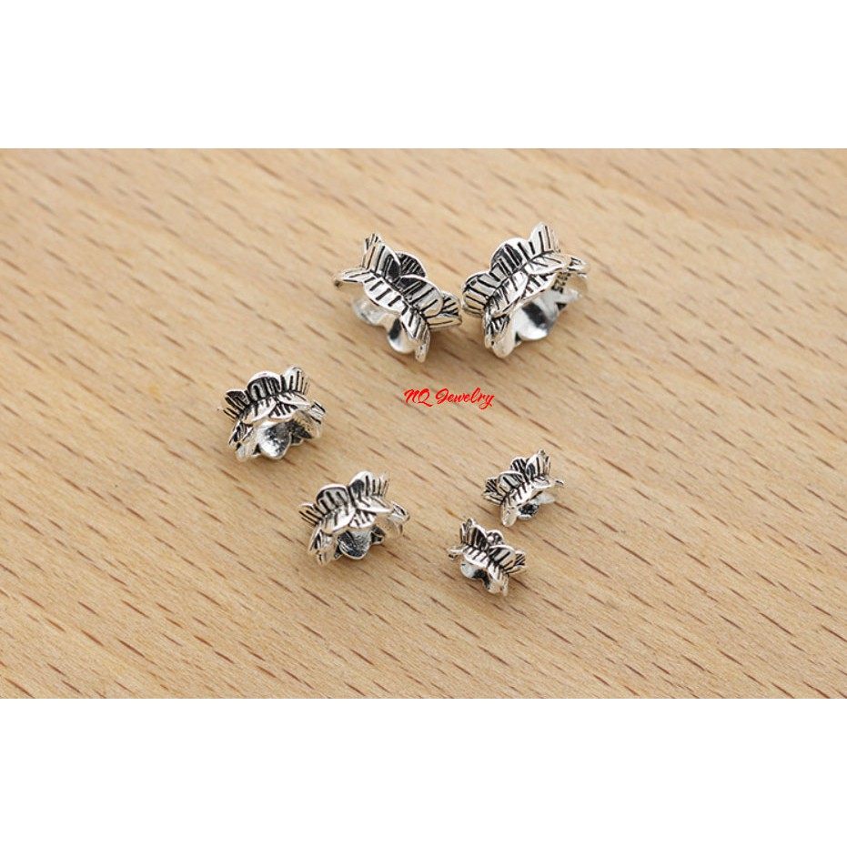 Charm bạc chặn hoa sen B0064- Phụ kiện phối vòng