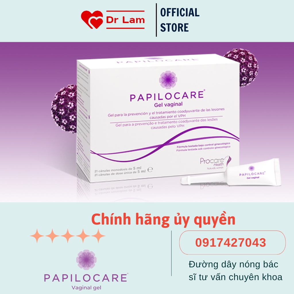 PAPILOCARE® Gel đào thải HPV, phục hồi và dự phòng sang thương cổ tử cung do HPV - Bác sĩ Thanh Lam