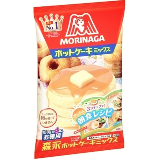 (Mẫu mới) Bột làm bánh Morinaga 600g (4x150g)