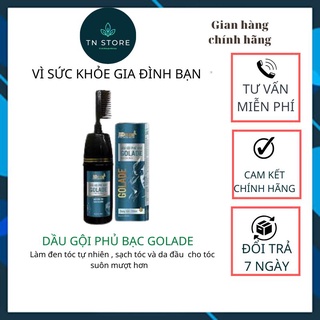 Dầu Gội Phủ Bạc GoLaDe dầu gội thảo dược đen tóc ,giúp tóc bóng mượt sạch gầu 200ml