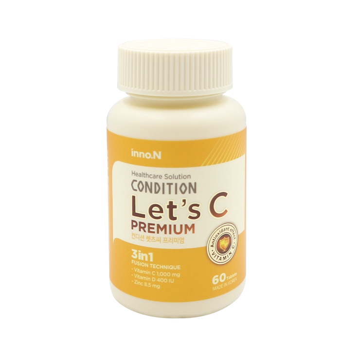 Viên uống [inno.N] CONDITION LETS C PREMIUM – Bổ sung Vitamin C, Kẽm và Vitamin D
