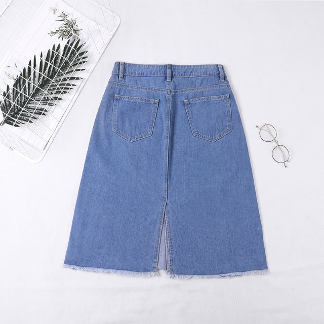 Chân Váy Jeans Sọc 2 Bên Bigsize | BigBuy360 - bigbuy360.vn