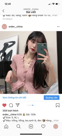 Áo len croptop