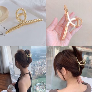 Kẹp càng cua đẹp ( hợp kim mạ vàng - 2 mẫu)