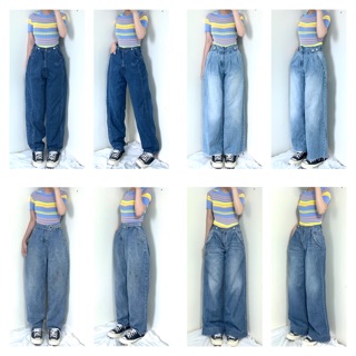 [2HAND] Quần baggy suông điều chỉnh eo - Instagram @oldbooze