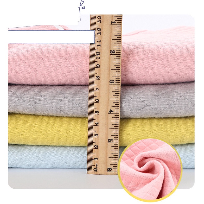 Bộ dài tay trần bông cúc lệch cho bé trai, bé gái trần bông 3 lớp, hàng xuất cao cấp - BO107