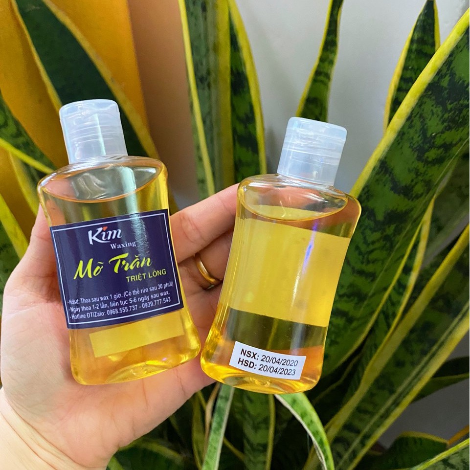 100ml Mỡ trăn nguyên chất Hỗ trợ triệt lông hiệu qủa