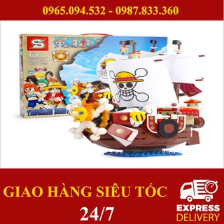 [Giá Sập Sàn] Đồ chơi xếp hình - Thuyền hải tặc One Piece