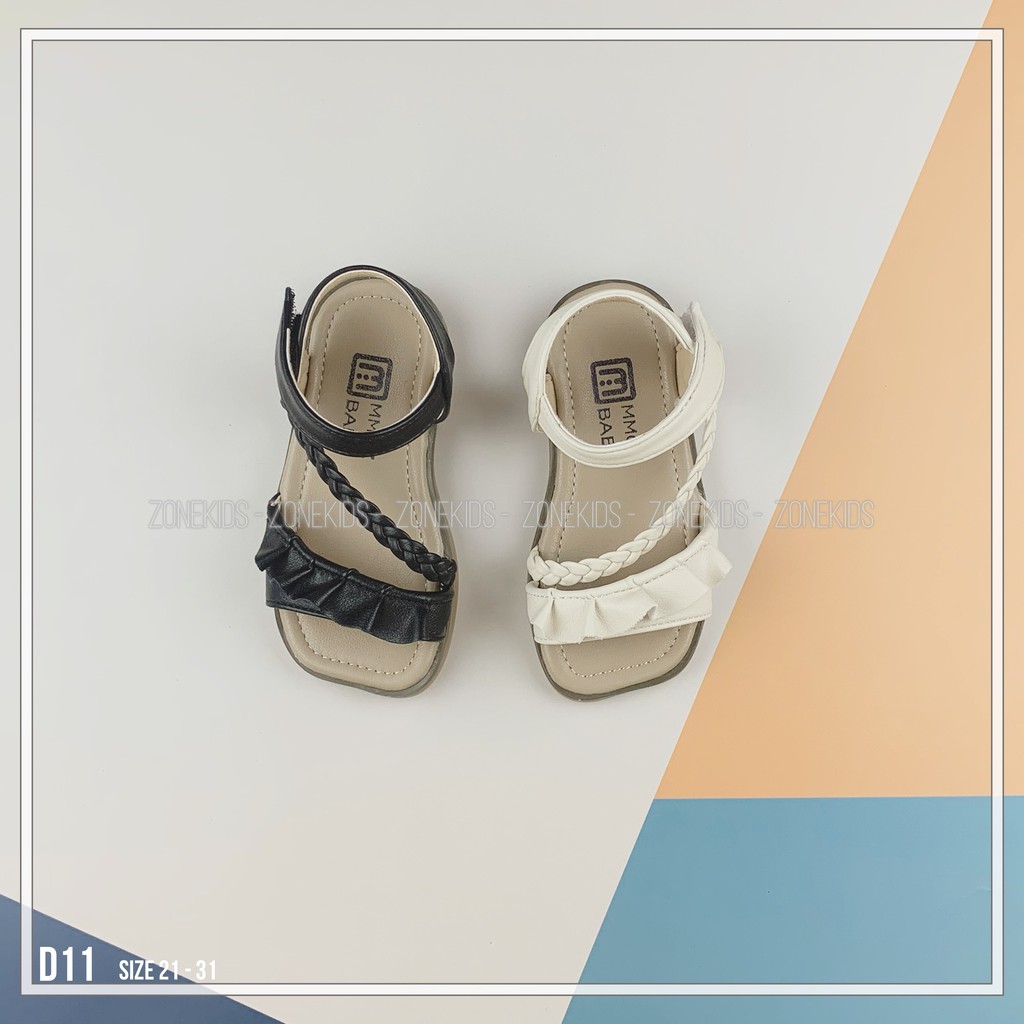 Dép sandal quai chéo dây bên cho bé gái Zonekids - D11