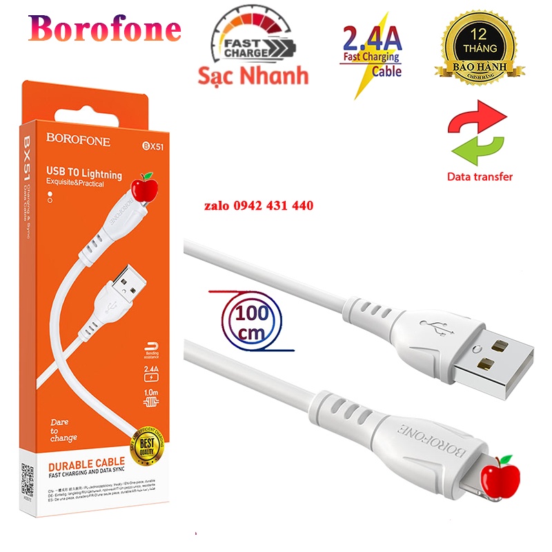 Cáp IP BX51 sạc nhanh