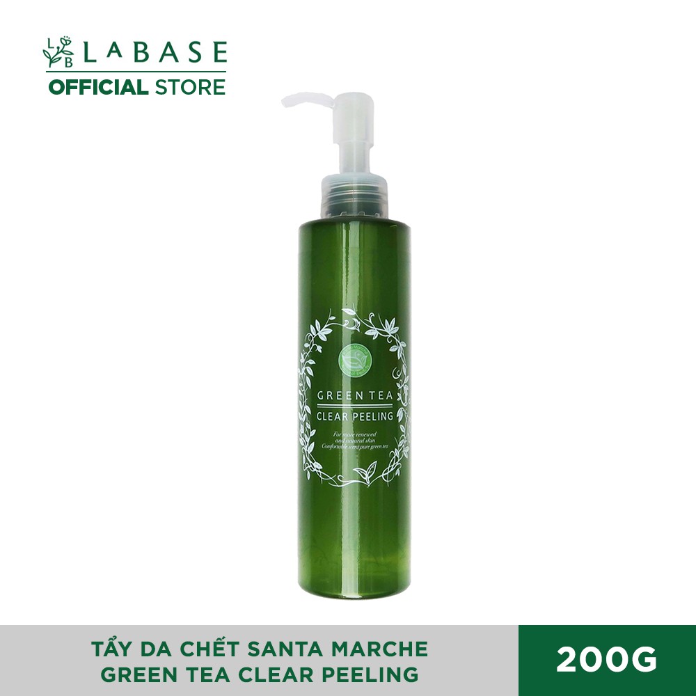 Gel Tẩy da chết trà xanh Santa Marche Green Tea Clear Peeling 200g | BigBuy360 - bigbuy360.vn