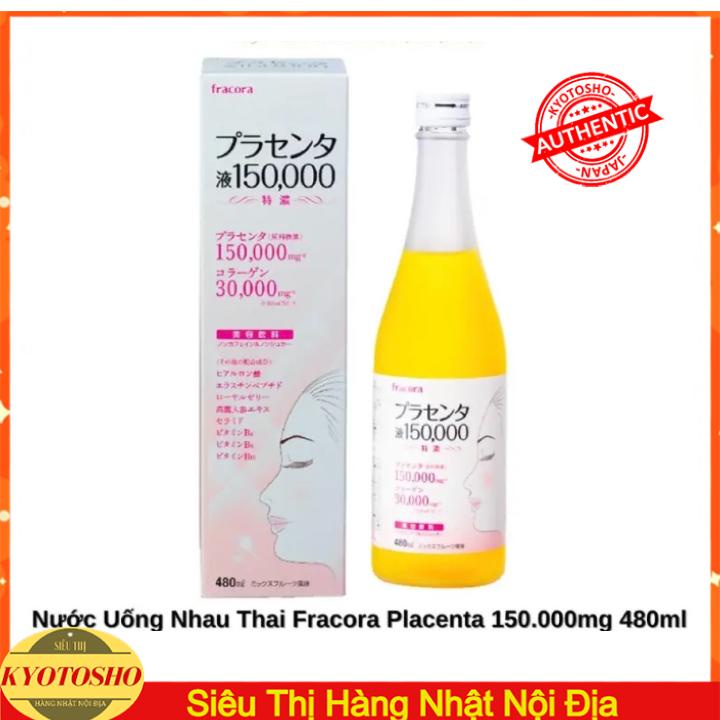 Nước uống nhau thai Fracora Placenta 150.000mg 480ml Nhật Bản